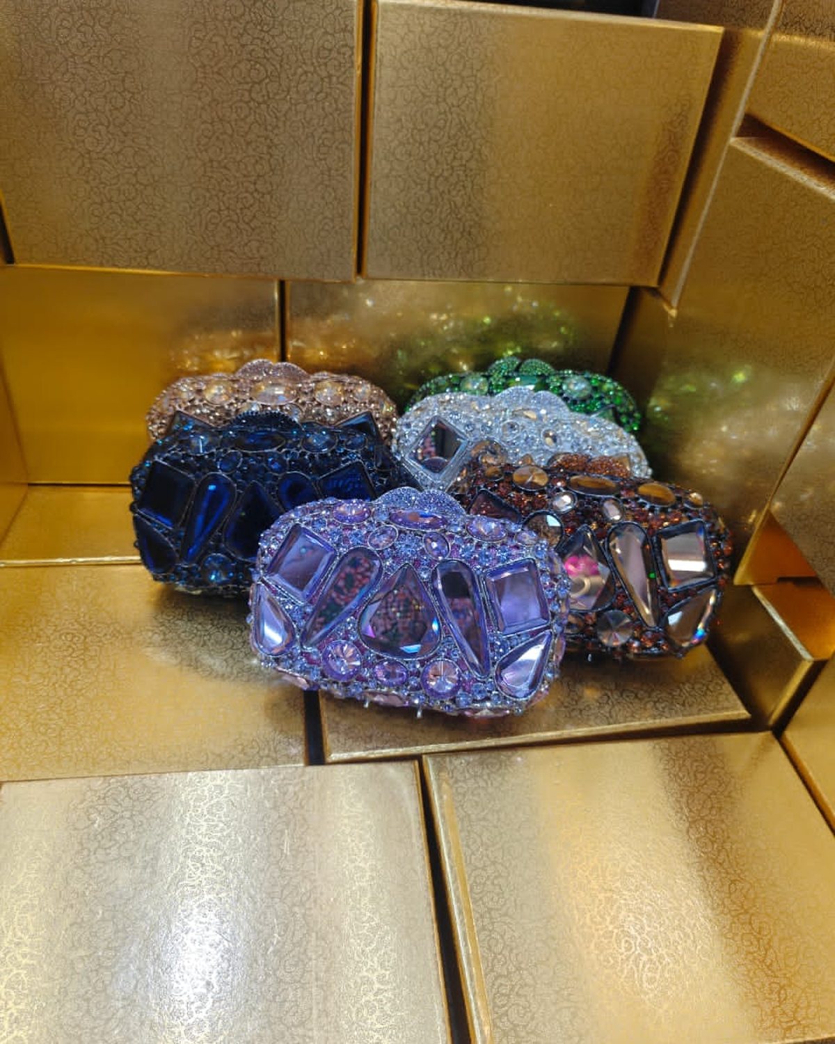 The Séraphine in Sapphire — women's handbag from PurSole Nigeria