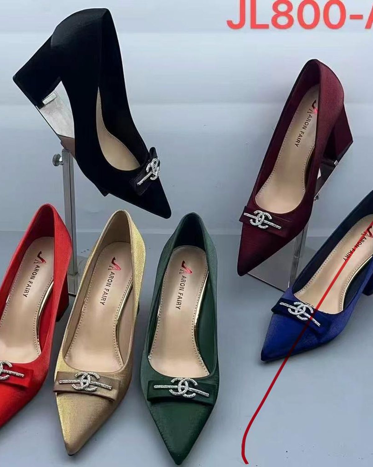 The Vivienne in Black — women's shoes from PurSole Nigeria
