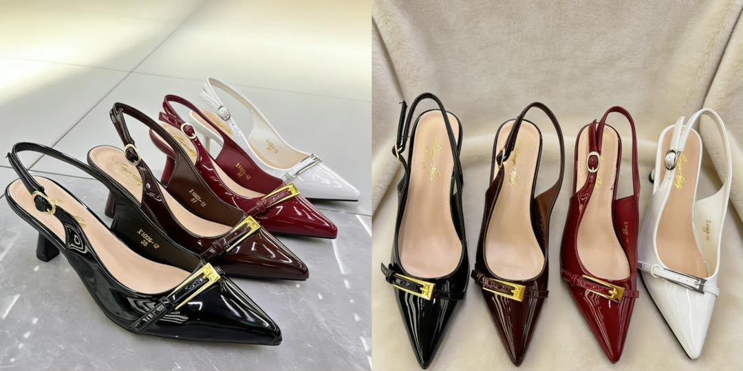 Odette Patent Slingback in Black — women's shoes from PurSole Nigeria